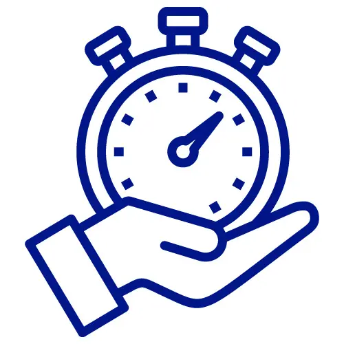 punctuality by Orange Cat from <a href="https://thenounproject.com/browse/icons/term/punctuality/" target="_blank" title="punctuality Icons">Noun Project</a> (CC BY 3.0)